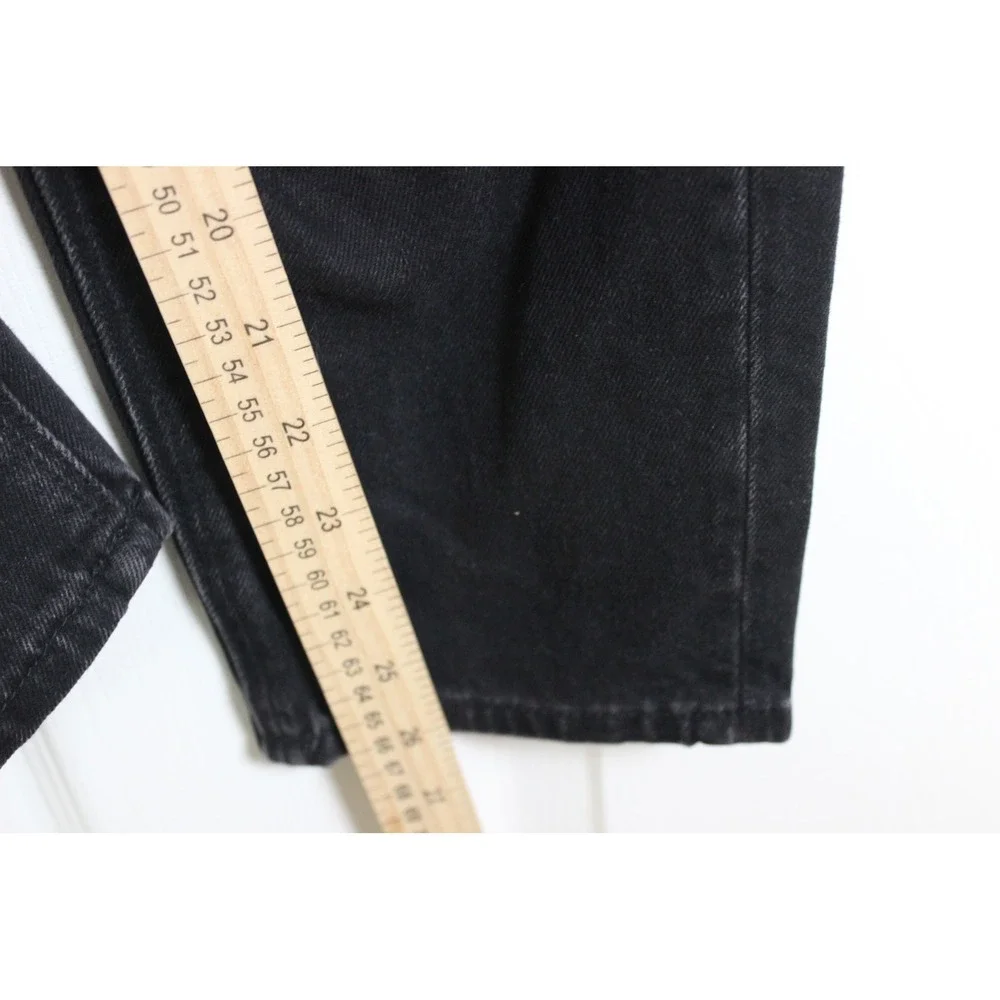 American Eagle Outfitters Mom Jeans Womens‎ Size 0 Black High Rise Denim